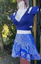 Load image into Gallery viewer, Indian Silk Sari Mini Skirt