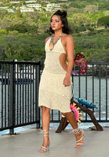 Load image into Gallery viewer, Crotchet Open Back Dress
