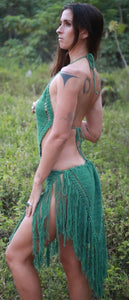 Crotchet Dress with Fringe