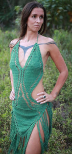 Crotchet Dress with Fringe