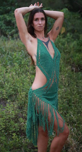 Crotchet Dress with Fringe