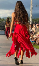 Load image into Gallery viewer, Red Flowy Salsa Dress