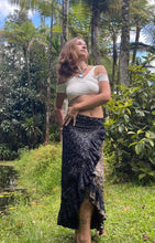Load image into Gallery viewer, Long Indian Silk Sari Adjustable Skirt