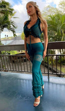 Load image into Gallery viewer, Mini Vest with Ruffle Trim and Lace-up Back