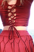 Load image into Gallery viewer, Cotton Block Print Crop Top