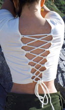 Load image into Gallery viewer, Cotton Block Print Crop Top