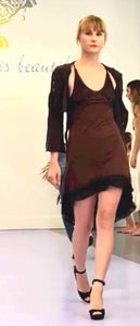 High-Low Tank Dress with Lace