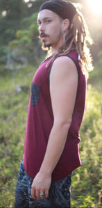 Men's Tank Top with Sacred Geometry Pocket