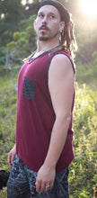 Load image into Gallery viewer, Men&#39;s Tank Top with Sacred Geometry Pocket