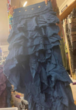 Load image into Gallery viewer, Adjustable High-Low Raw Cotton Skirt