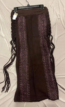 Load image into Gallery viewer, Long Slit Skirt with Tribal Block Print