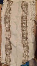 Load image into Gallery viewer, Long Slit Skirt with Tribal Block Print