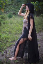 Load image into Gallery viewer, Long Slit Skirt with Tribal Block Print