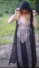 Load image into Gallery viewer, Long Slit Skirt with Tribal Block Print
