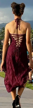 Load image into Gallery viewer, Hi-Low Lace Halter Dress
