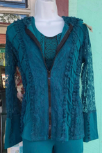 Load image into Gallery viewer, Hooded Lace Jacket