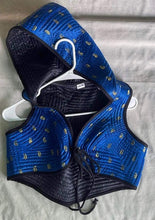 Load image into Gallery viewer, Hooded Silk Sari Brocade Vest