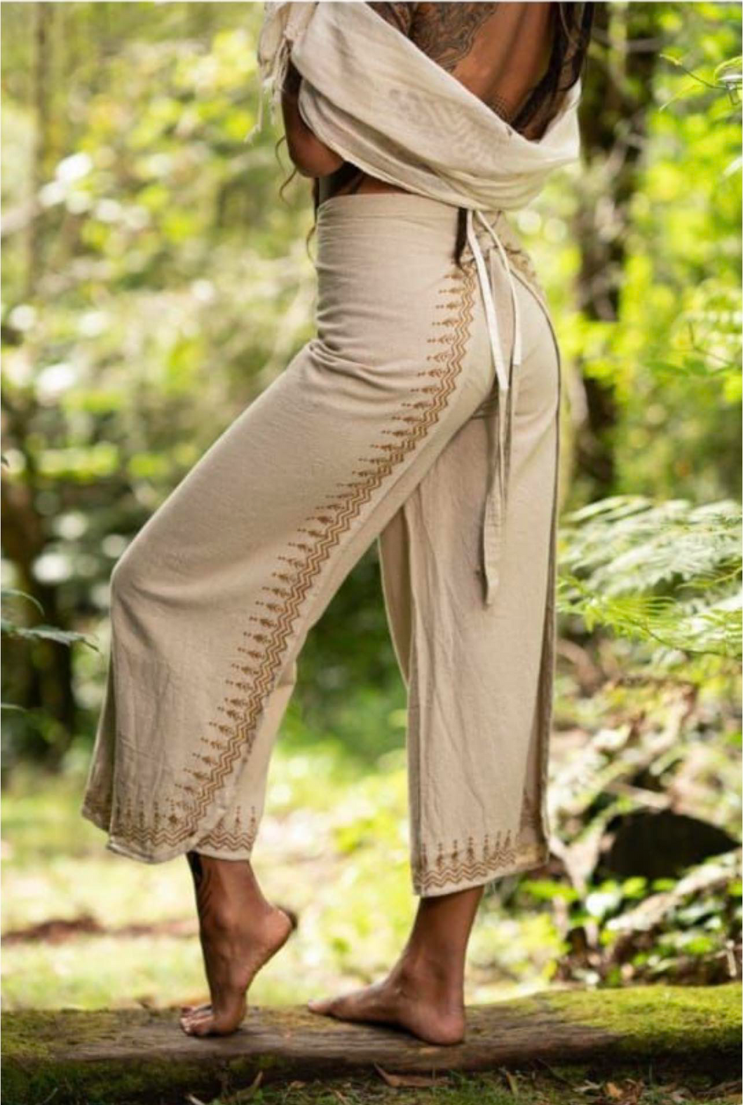 Double-Sided Wrap Pants