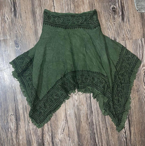 Block Print Flowy Skirt