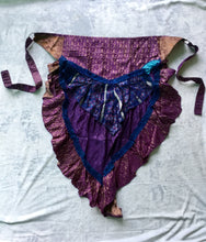 Load image into Gallery viewer, Silk Sari Festy Ruffle Wrap Skirt