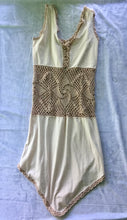 Load image into Gallery viewer, Organic Cotton Crochet Midriff Dress