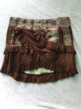 Load image into Gallery viewer, Indian Silk Sari Adjustable Mini Skirt