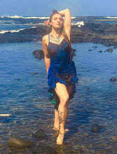 Load image into Gallery viewer, Indian Silk Sari Burlesque Dress