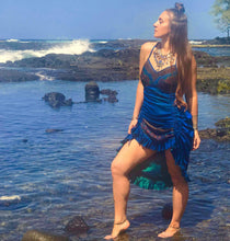 Load image into Gallery viewer, Indian Silk Sari Burlesque Dress