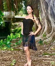 Load image into Gallery viewer, Indian Silk Short Cinched Skirt