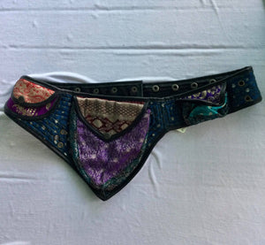 Indian Silk Utility Belt 3 Triangle Pocket