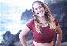 Load image into Gallery viewer, Cotton Block Print Crop Top
