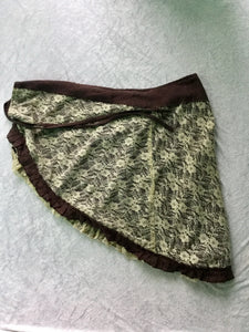 Reversible Lace Wrap Skirt