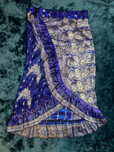 Load image into Gallery viewer, Long Indian Silk Sari Adjustable Skirt