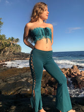 Load image into Gallery viewer, Lace-up Yoga Flare Pants