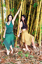 Load image into Gallery viewer, Hemp Raw Cotton Block Print Skirt