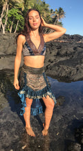 Load image into Gallery viewer, Indian Silk Sari Gypsy Skirt