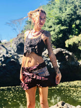 Load image into Gallery viewer, Indian Silk Sari Adjustable Mini Skirt