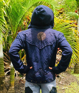 Men's Flower of Life Hooded Jacket