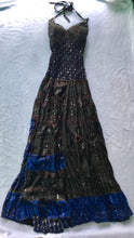 Load image into Gallery viewer, Full Length Indian Silk Sari Dress