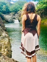Load image into Gallery viewer, Organic Cotton Lacey Hi-lo Skirt