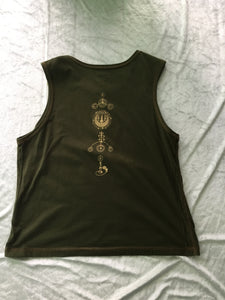 Organic Cotton tank with prints.