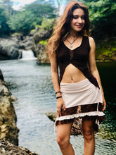 Load image into Gallery viewer, Organic Cotton Lacey Hi-lo Skirt