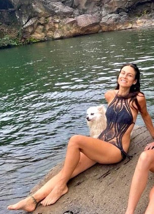 Crochet Halter Bathing Suit