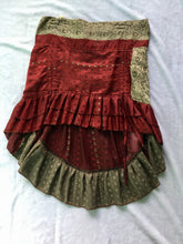 Load image into Gallery viewer, Indian Silk Short Cinched Skirt