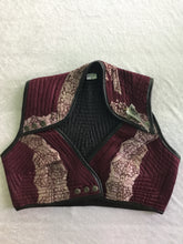 Load image into Gallery viewer, Indian Silk Snap Cropped Top