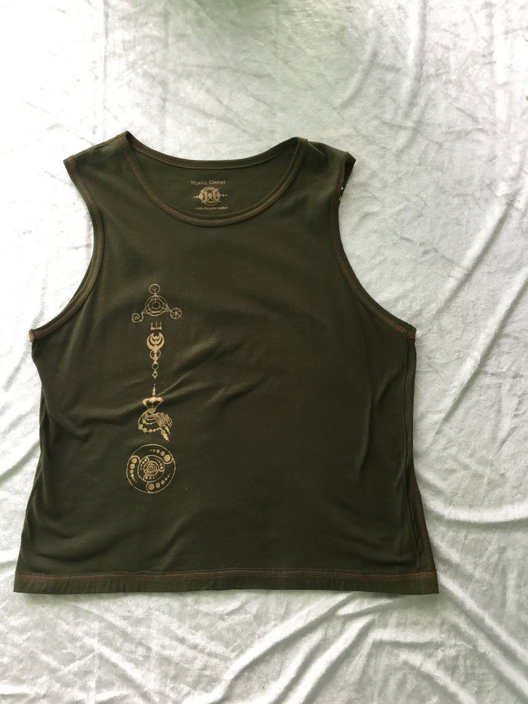 Organic Cotton tank with prints.