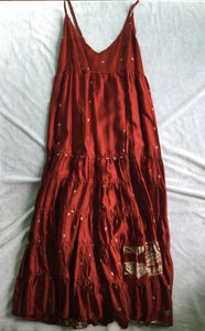 Long Indian Silk Sari Dress