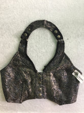 Load image into Gallery viewer, Silk Sari Cropped Halter Vest
