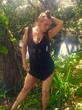 Load image into Gallery viewer, Organic Cotton Crochet Midriff Dress