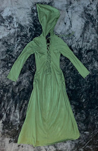 Long Sleeved Hooded Dress
